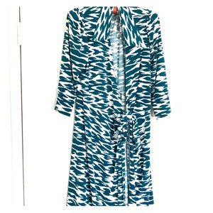 DVF style wrap dress.